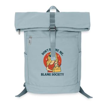 Ne blâme pas la société - Sac à dos ordinateur - bleu glacier - Devant