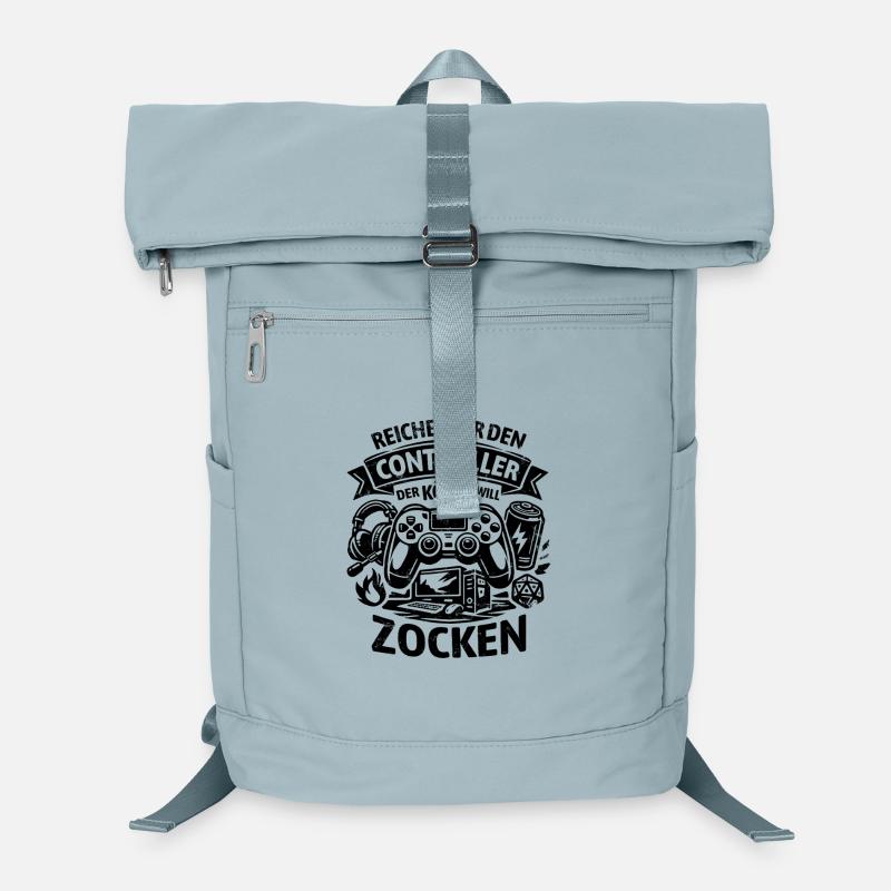 Reichet mir den Controller | Der König Will Zocken Laptop-Rucksack 