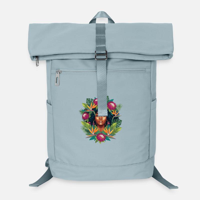 Portrait de la Fleur Tropicale Sac à dos ordinateur