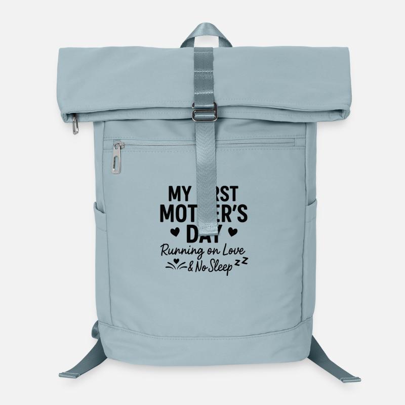 Erster Muttertag Humor Mama Geschenkidee Familie Laptop-Rucksack 