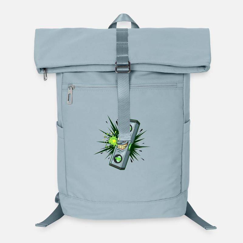 Grinning Spirit Level – Cartoon Tool Laptop Backpack