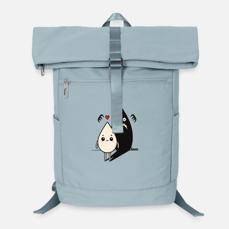 Tiny Heart and Dark Shadow Duo Laptop Backpack