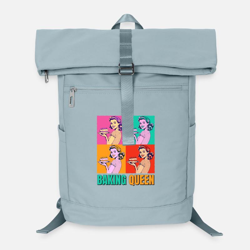Baking Cake Baking Queen Baking Fairy Baker Pop Art Laptop Backpack