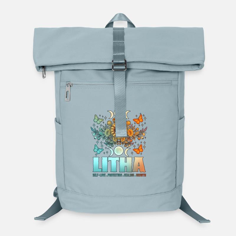 Litha Pagan Summer Solstice Midsummer Midsommar Laptop Backpack