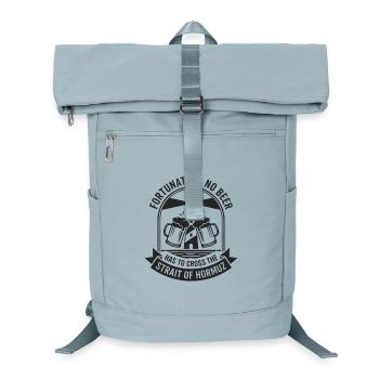Fortunately No Beer Strait of Hormuz Humor - Laptop Backpack - ice blue - Front