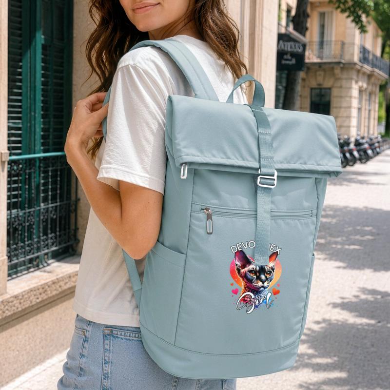 Devon Rex Mädchen Devon Rex Laptop-Rucksack 