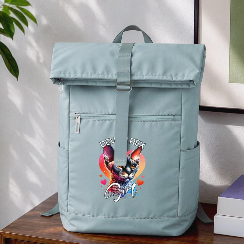 Devon Rex Mädchen Devon Rex Laptop-Rucksack 