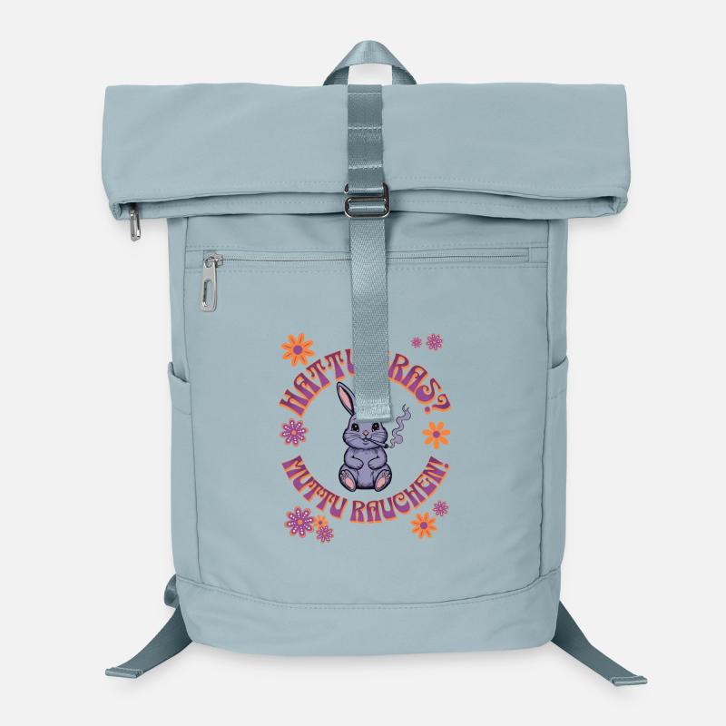 Canabis Rabbit - Hattu Grass ? - Sac à dos ordinateur - bleu glacier