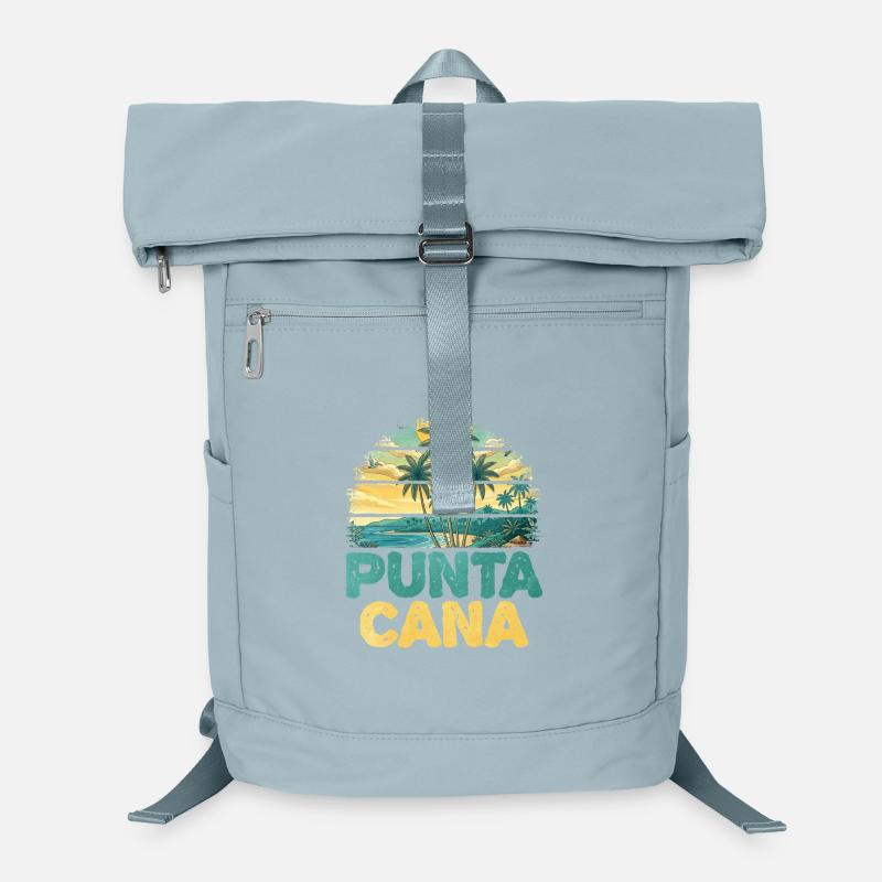 Œuvres d’art de la plage tropicale de Punta Cana Sac à dos ordinateur