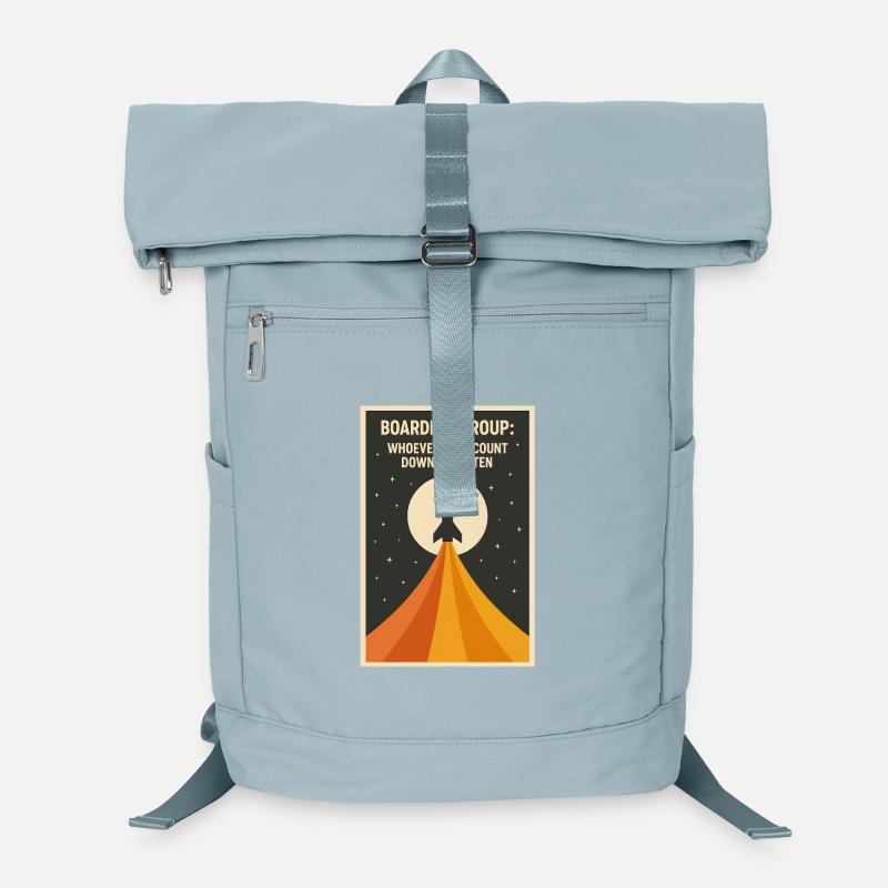 Countdown Boarding | Rakete Space Humor Laptop-Rucksack 