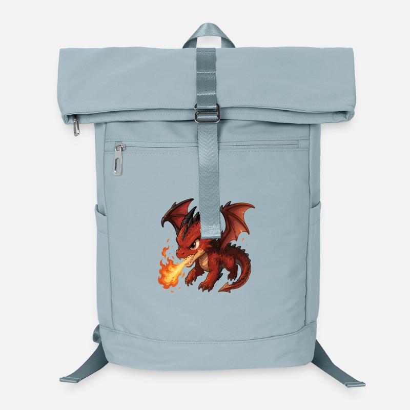 Rotdrache Feueratem Laptop-Rucksack 