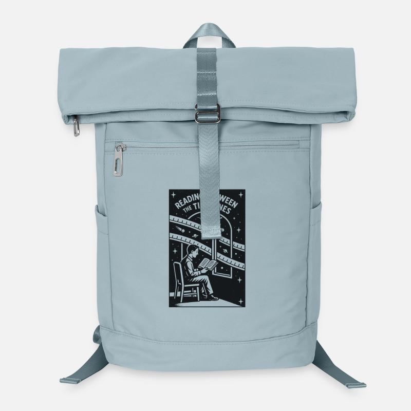 Reading Between Timelines | Sci-Fi Book Laptop Backpack