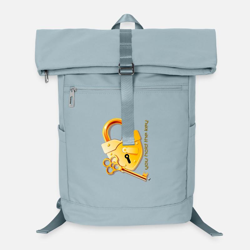 Cadenas en forme de cœur et clé Sac à dos ordinateur