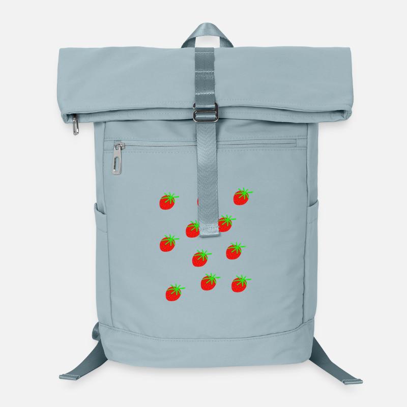 Erdbeeren Erdbeere Erdbeeren Garten  - Laptop-Rucksack  - Eisblau