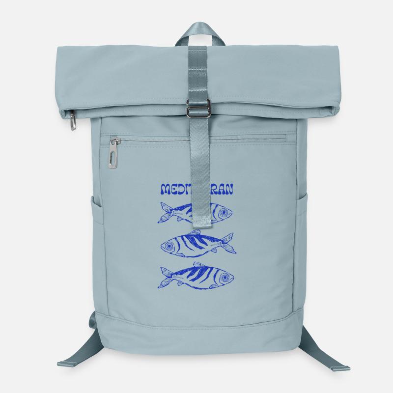 Sardines - Mediterranean Trilogy Laptop Backpack