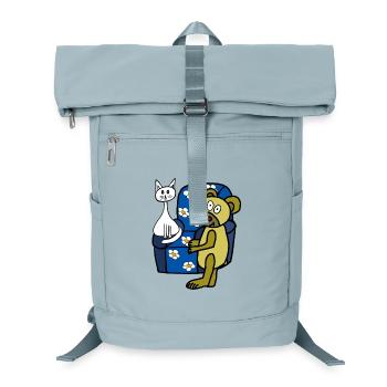Teddy Teddy Bear Chat, Chats, Enfants Enfants - Sac à dos ordinateur - bleu glacier - Devant