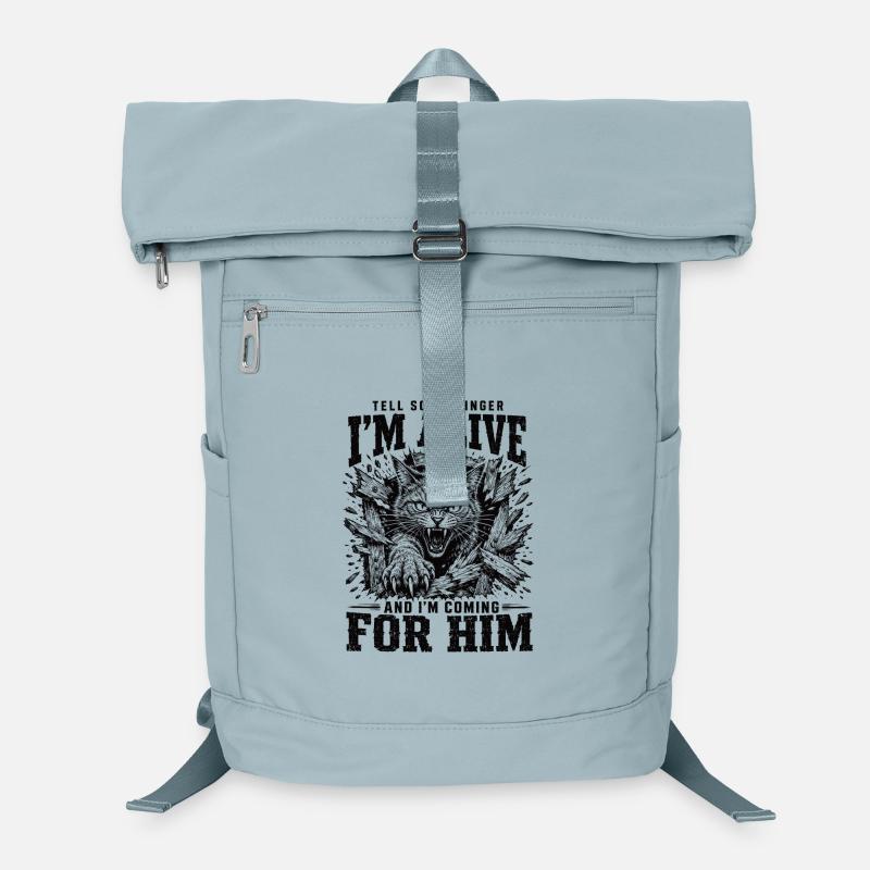 Chemise Schrödinger Chat Vivant Sac à dos ordinateur