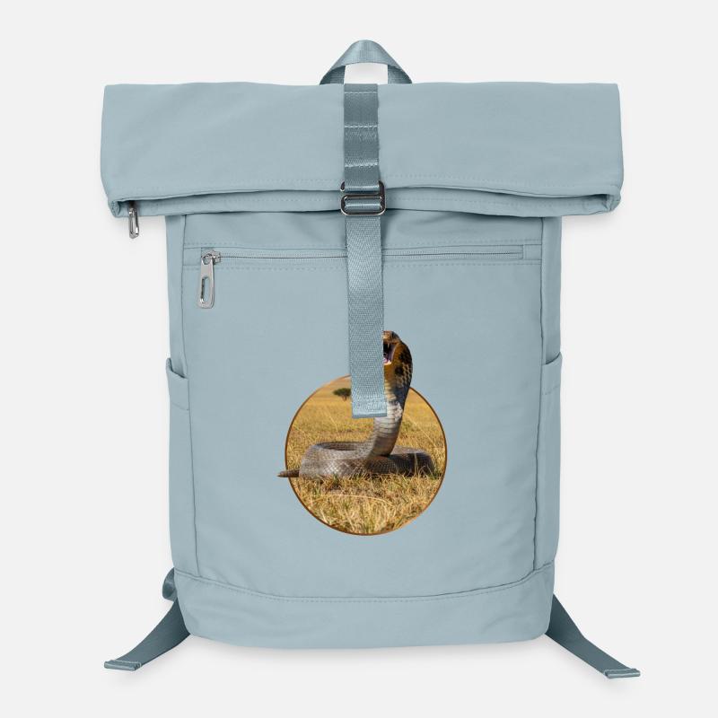 T-Shirt-Design „Kobra Laptop-Rucksack