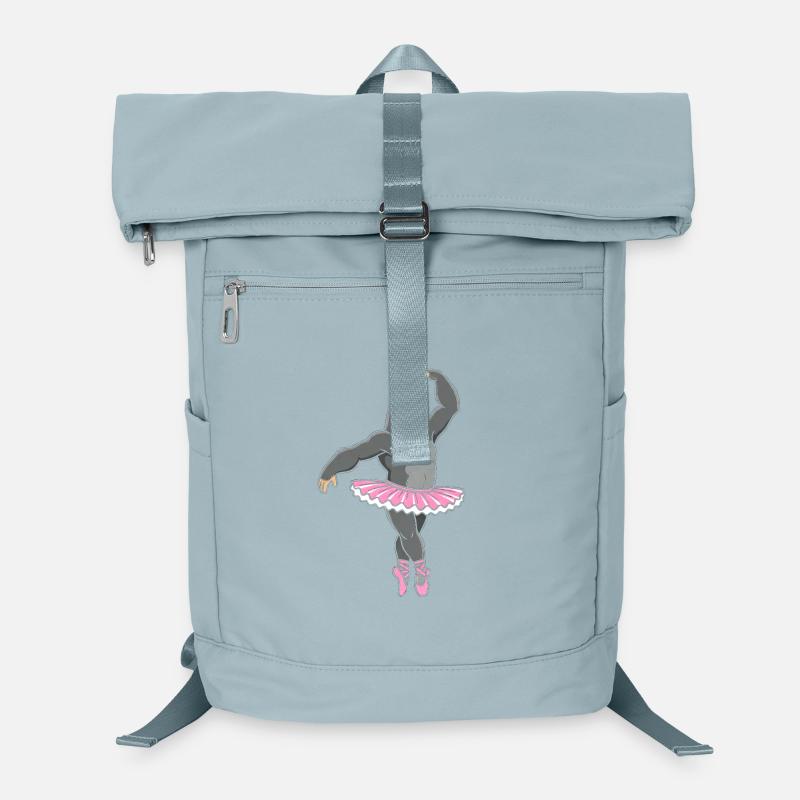 Gorilla in pink tutu dancing Laptop Backpack