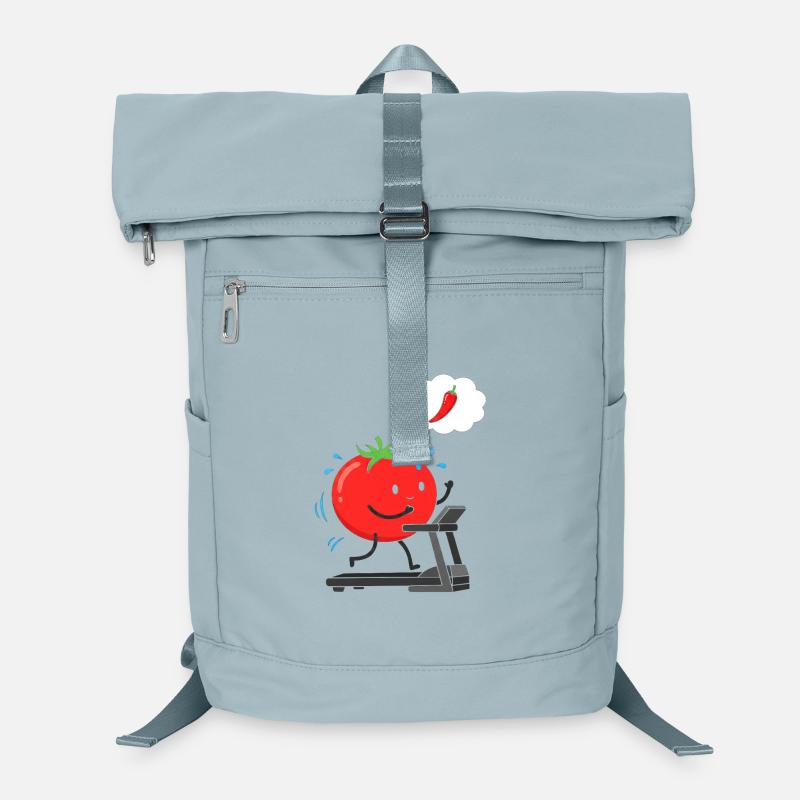Tomato on treadmill Laptop Backpack