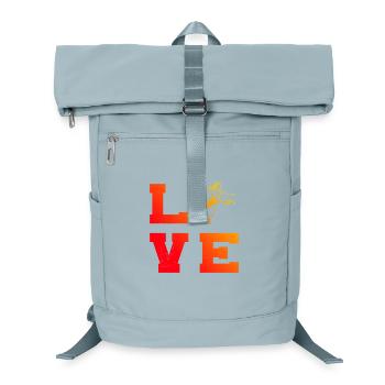 Pickleball athlete Geschenkidee für den Geburtstag - Laptop-Rucksack  - Eisblau - Vorne