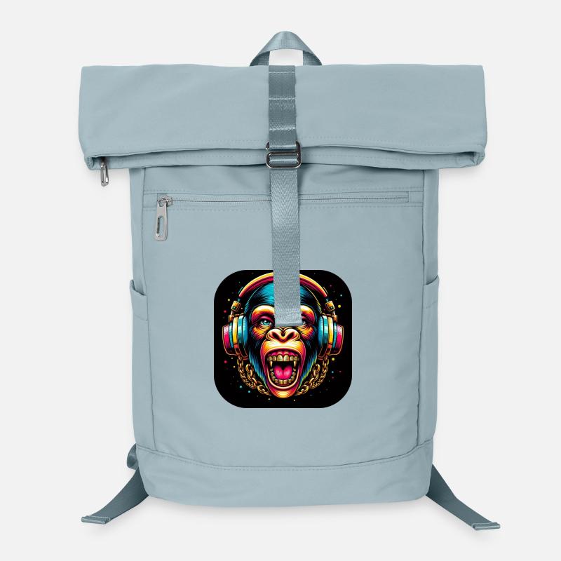 Monkey Teeth Headphones Laptop Backpack