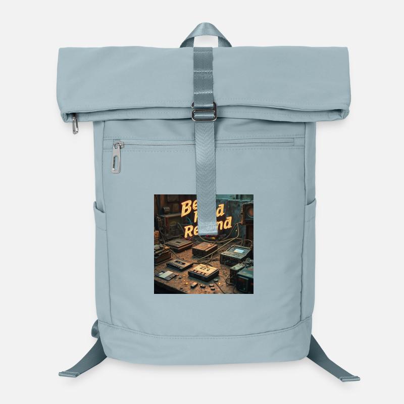 Soyez gentils : Rembobinage Technologie rétro néon Sac à dos ordinateur