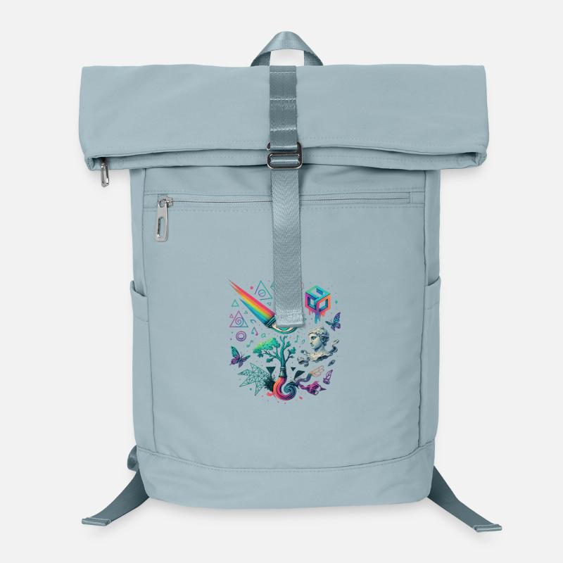 Floraison des pensées Sac à dos ordinateur