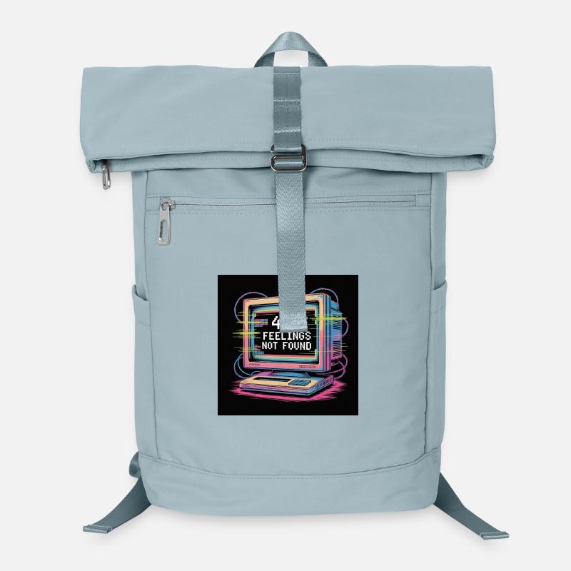 Retro Computer 404 Kein Gefühl Laptop-Rucksack 