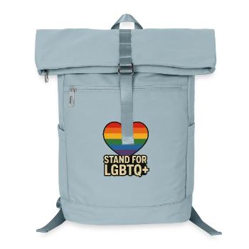 Pride Heart LGBT Support-Design - Laptop-Rucksack  - Eisblau - Vorne