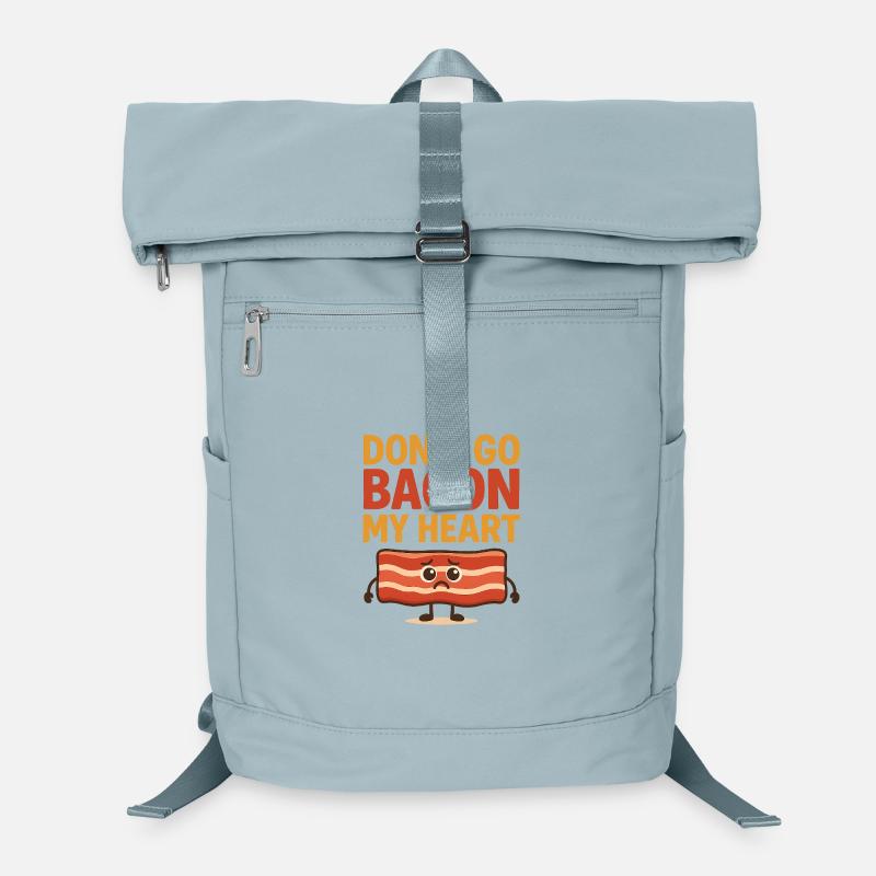 N’allez pas Bacon mon foyer Sac à dos ordinateur