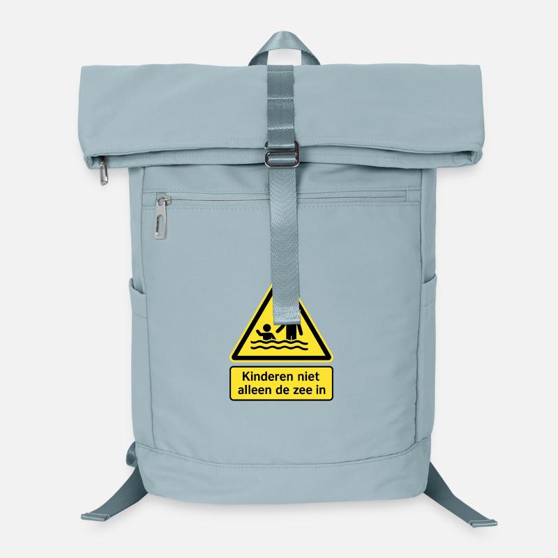 Signal de sécurité Enfants et mer Sac à dos ordinateur