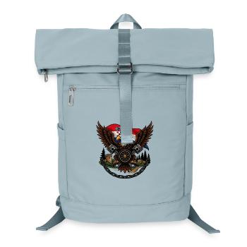 Kroatischer Kaiserlicher Kreuzfahreradler - Laptop-Rucksack  - Eisblau - Vorne