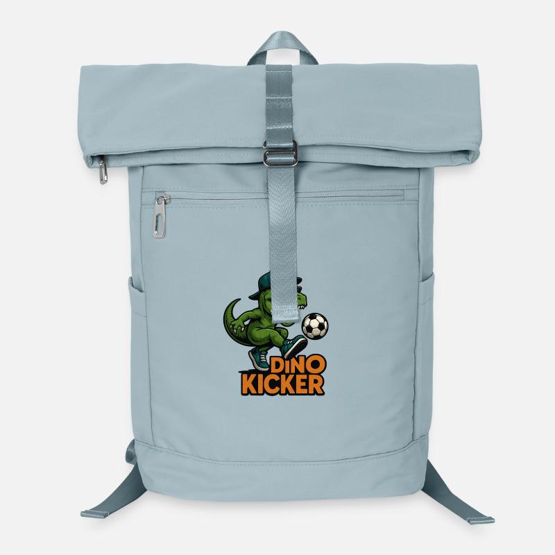 Fußball Dino Laptop-Rucksack 