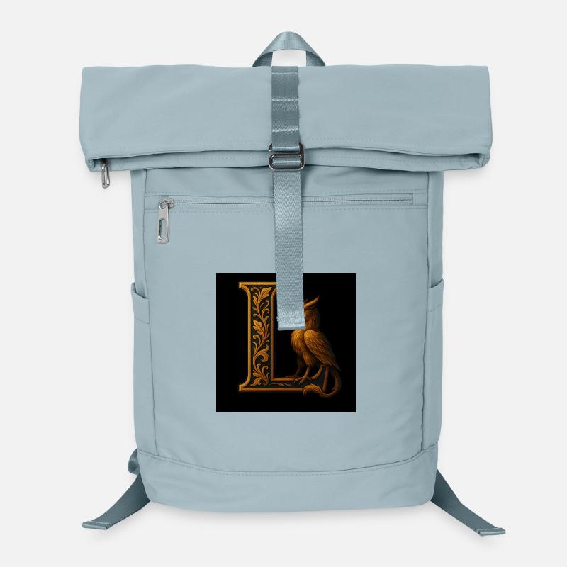 L – Magisches Ornament mit Phönix Laptop-Rucksack 