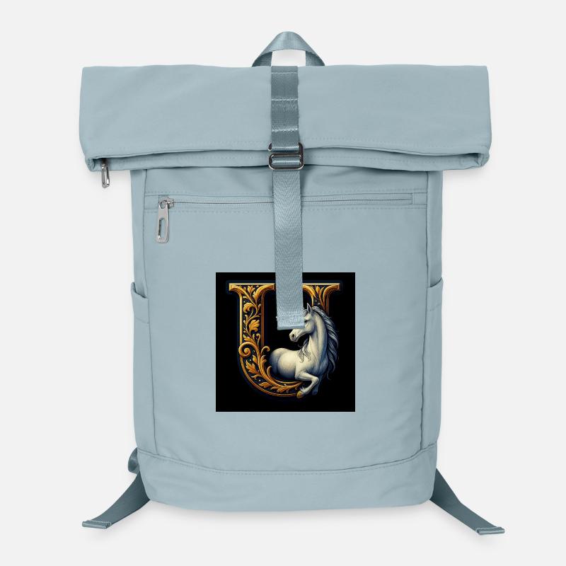 U – Magisches Ornament mit Einhorn Laptop-Rucksack 
