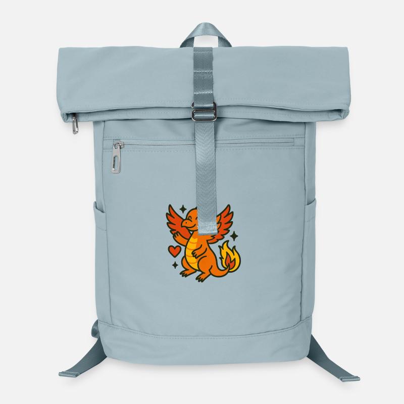 Dino_mit_Herz_im_Herbst Laptop Backpack