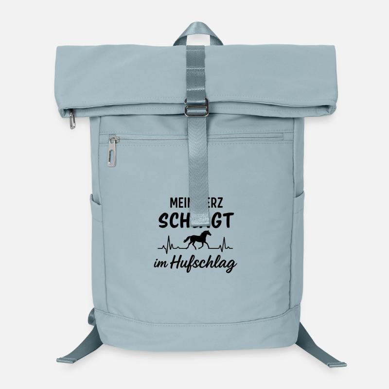 Herzschlag Hufschlag, Pferd, reiten Laptop-Rucksack 