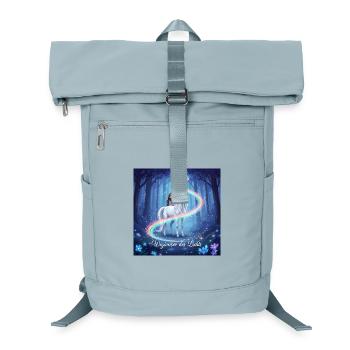 Signpost of Light in the Unicorn Forest - Laptop Backpack - ice blue - Front