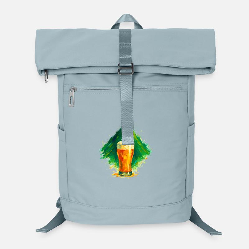 Bier im Bergpanorama Laptop-Rucksack 