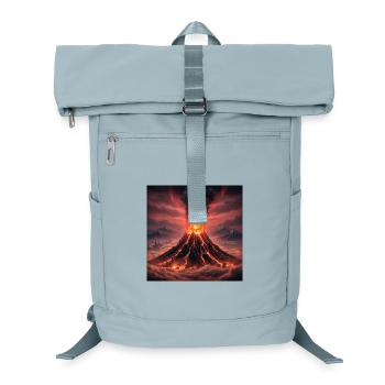 Éruption du volcan Bitcoin - Sac à dos ordinateur - bleu glacier - Devant