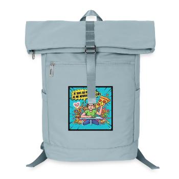 Diät und Hoffnungen Comics - Laptop-Rucksack  - Eisblau - Vorne