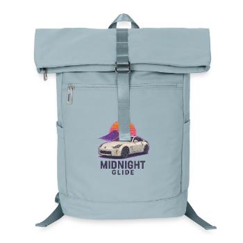 Midnight Glide Retro Sunset Auto - Laptop-Rucksack  - Eisblau - Vorne