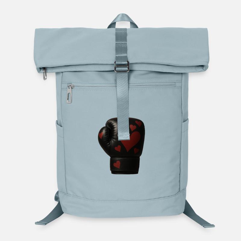 Gant de boxe avec des cœurs Sac à dos ordinateur