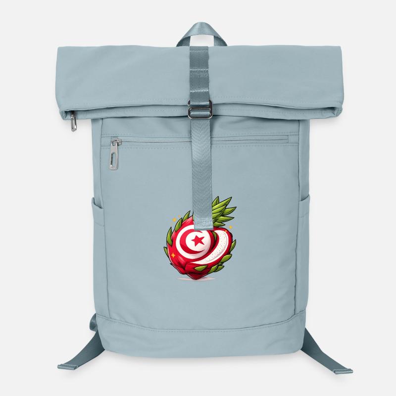 Tunisian Fruit Heart Pattern Laptop Backpack