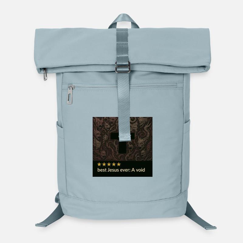 Kreuz im dunklen Nichts Laptop-Rucksack 