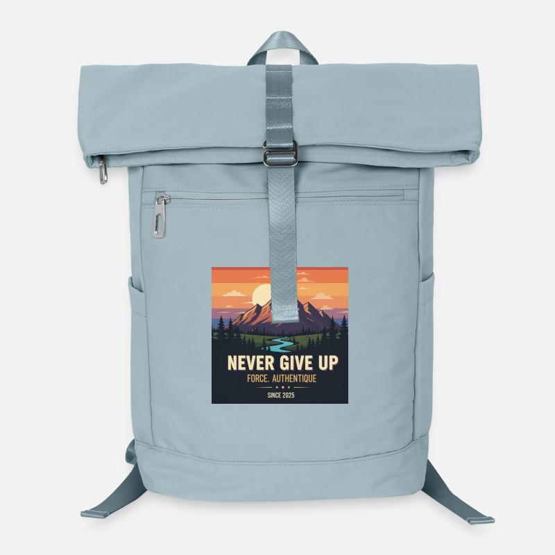 Geben Sie niemals auf Laptop-Rucksack 