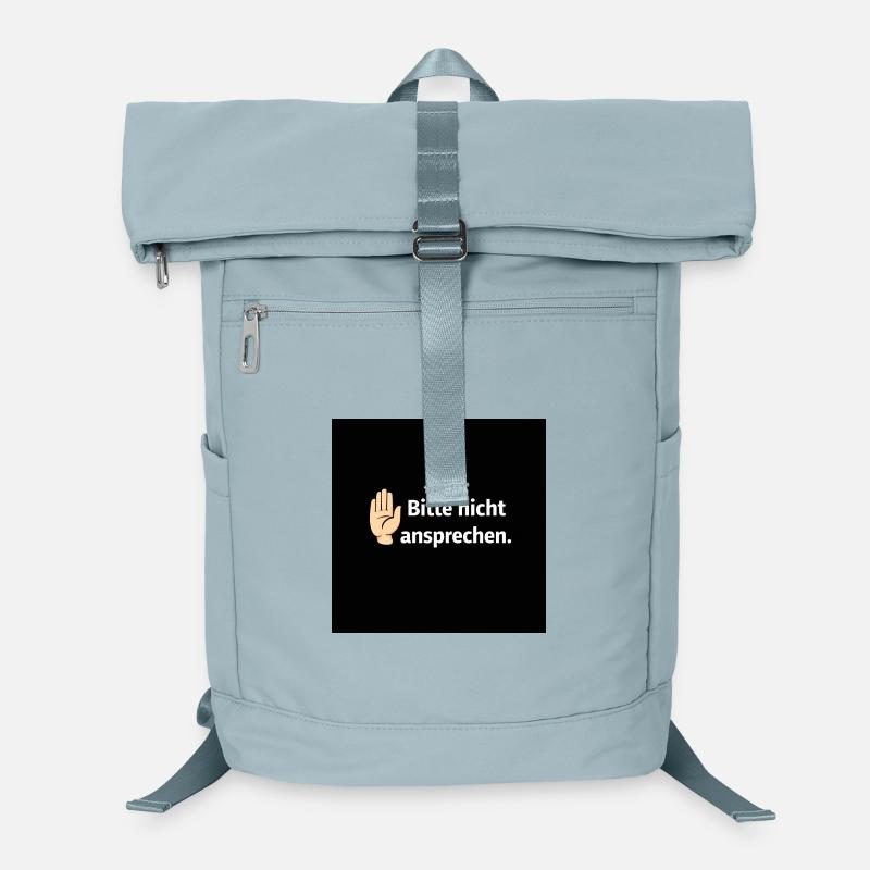 Bitte nicht ansprechen Grenzsignal Laptop-Rucksack 