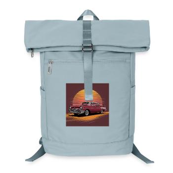 Sunset Drive Classic Car - Laptop-Rucksack  - Eisblau - Vorne