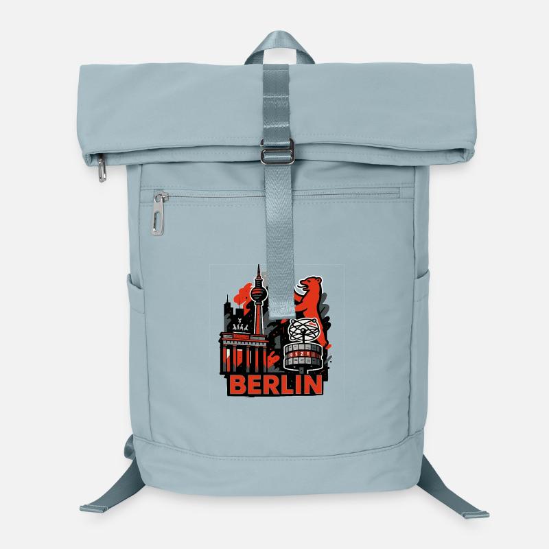 Berlin Skyline Bär Laptop-Rucksack 